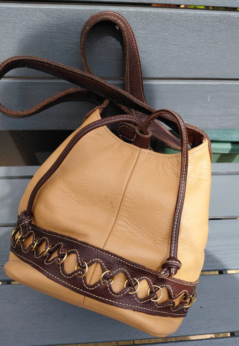Ladies vintage tan leather - ladies,