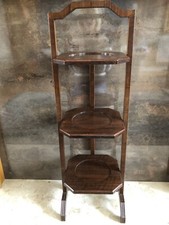 Vintage Art Deco Wooden 3 Tier
