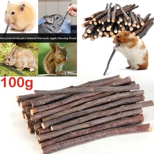 Apple wood chew toy sticks - chew,