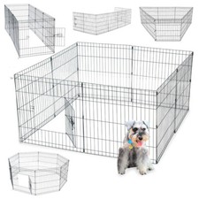 Foldable Pet Playpen MetalWire