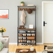 Coat Stand Coat Rack w/Shoe