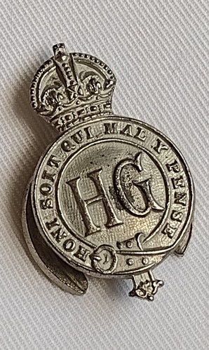 Home guard lapel badge - home,