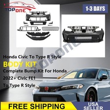 Type R Style Front Bumper