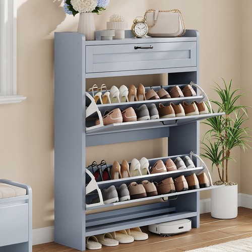 Entryway hidden shoe storage - entryway,