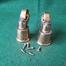Pair of Brass vintage wheel