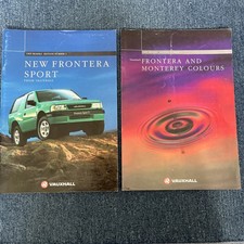1995 Vauxhall Frontera Sport Edition No.2 UK Market Brochure And Colour Guide