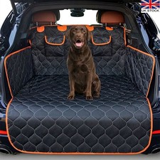 Large dog car - dog, boot