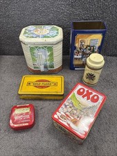 6 x Job lot Collector Tins
