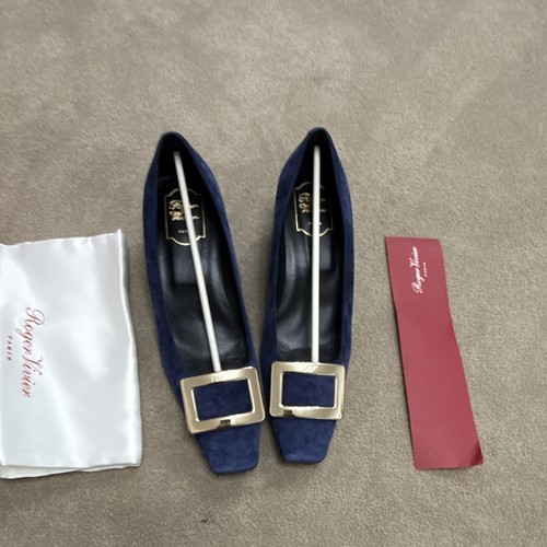 Roger vivier blue suede - roger,