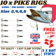 10 x Pike Rig Wire TRACE -