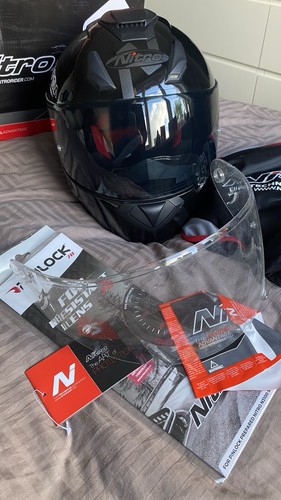 Black nitro full face - black,