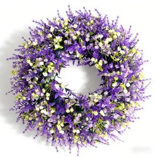Artificial Flower Wreath Faux