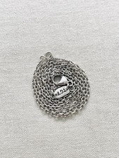 The Great Frog 60cm Thin Knife Edge Chain Necklace w/ an extra jump ring at 50cm