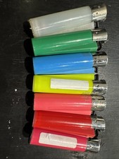 7x  Used Clipper Lighters Need Gas Some Flints May Need Replacing