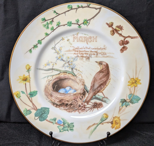 Caverswall march plate the - plate,