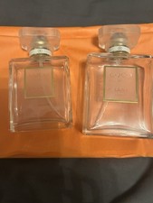 Two Empty Chanel Coco Mademoiselle Bottles Eau de Parfum  35ml And 50ml
