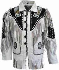 Western Cowhide Leather Jacket