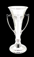 SOLID SILVER ART NOUVEAU VASE