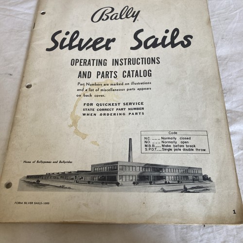 Silver sails bally original - sails,