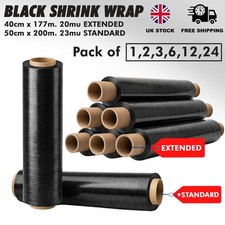 BLACK STRONG ROLLS PALLET WRAP