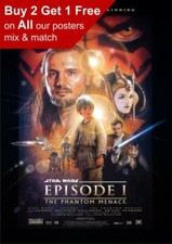 Star Wars Episode I The Phantom Menace Poster A5 A4 A3 A2 A1