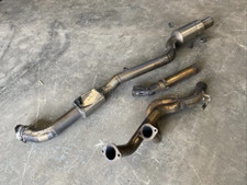 Aftermarket Titanium Stainless Exhaust System With Downpipe For Nissan R34 GTR