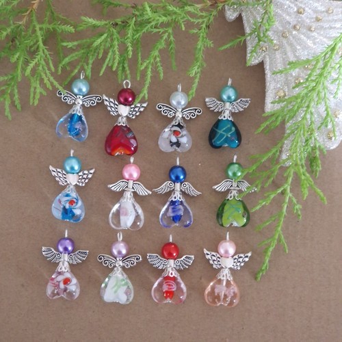 Angel charm pendant - angel,