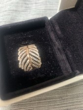 Pandora Rose Gold Feather Ring