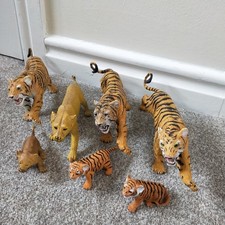 3 AAA Triple A ELC Retired Big Cat Family Figures Set Tiger Lioness Cub Rare