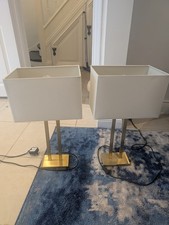 Pair Double Stem Table Lamp