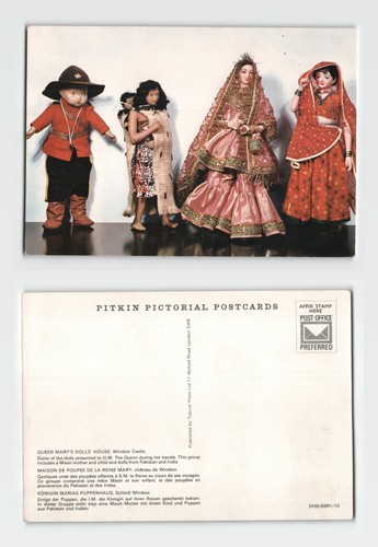 Postcard queen mary dolls - postcard,