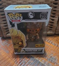 Funko Pop! Games Mortal Kombat x Scorpion Flaming Skull #255