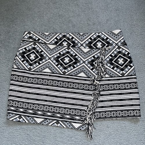 Topshop aztec print black and - print,