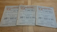 WW1 ORIGINAL 1917 COOPERS VEHICLE JOURNAL X 3 EACH COMPLETE WITH PLANS