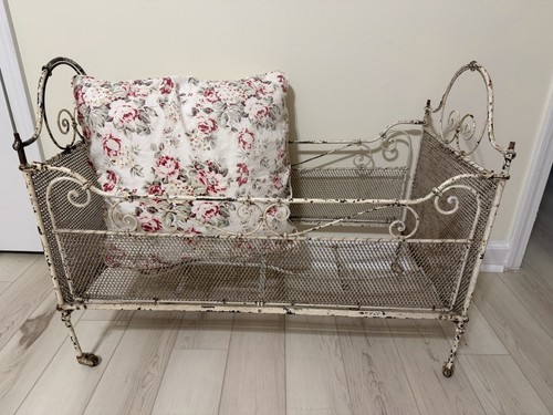 Antique scrolled iron metal - iron, &