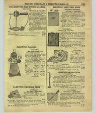 1927 PAPER AD Taylor Bros Earthenware Pottery Mechanical Electric Butter Churn