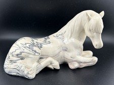 Resin Marbled Horse Figurine /