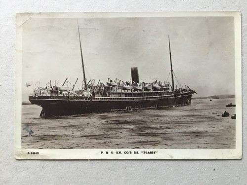 Postcard co ss - p&o, 'ss