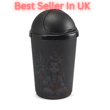 50l plastic bullet bin rubbish - bin,