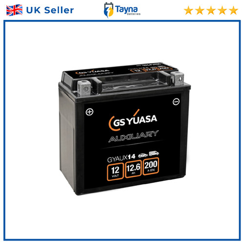 Car battery gyaux14 yuasa - battery,