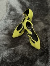 Lime Green Heeled Shoes By Fiore Size 4