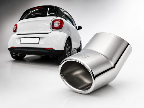 Exhaust end pipe for smart - exhaust,