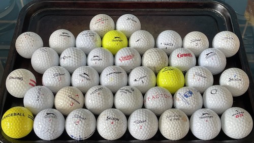 Mixed golf balls mix - x,