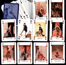 1940's Pin-Up Girls Playing Cards New Set Sealed In Box Poker Sexy Stockings