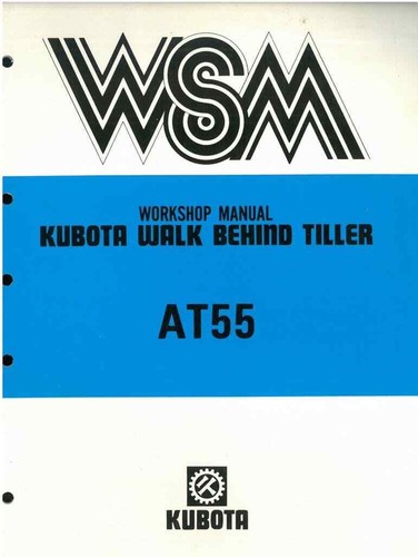 Kubota walk behind tiller - behind, at55