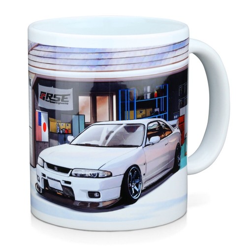 Tomei mug white r33 - mug, gt-r