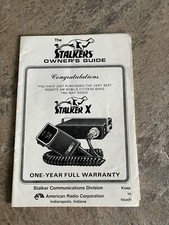 CB RADIO, STALKER X, OWNERS