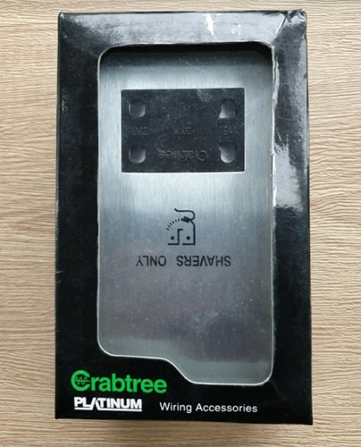 Crabtree stainless steel