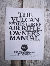 webley vulcan series 3 Air