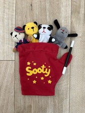 Vintage Sooty Hand Puppet Set